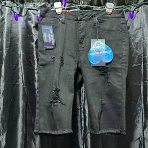 Black Bermuda shorts